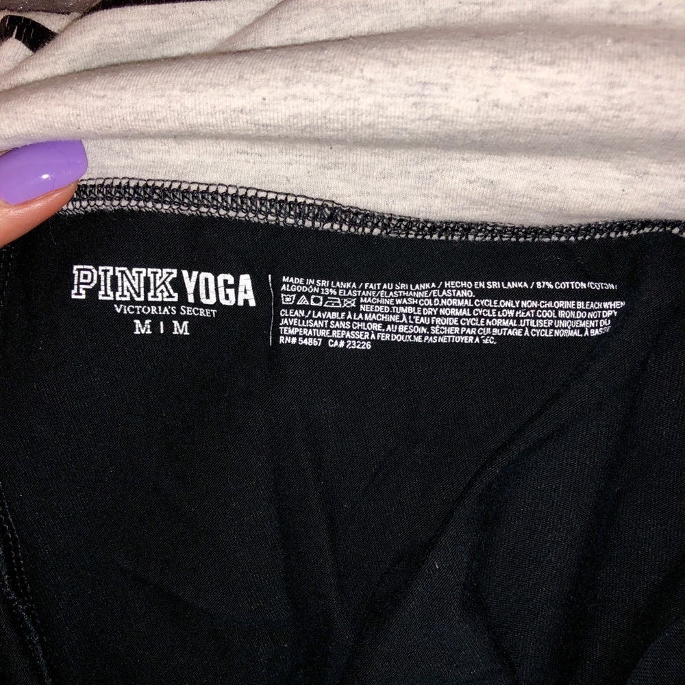Victoria Secret Pink black leggings 💖